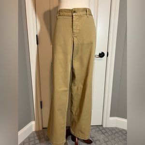 J. Crew Khaki Broken-In Boyfriend Chino Pants Size 10